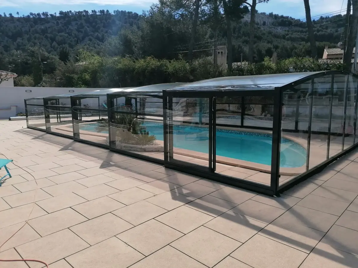 Abri piscine aluminium